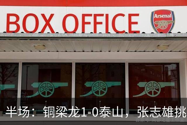 半场：铜梁龙1-0泰山，张志雄挑射破门