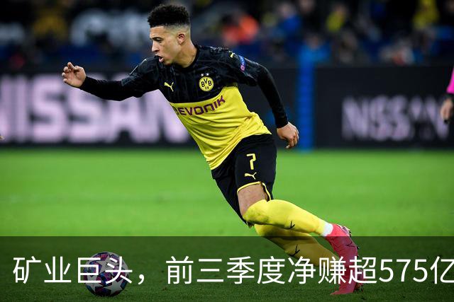 矿业巨头，前三季度净赚超575亿元！